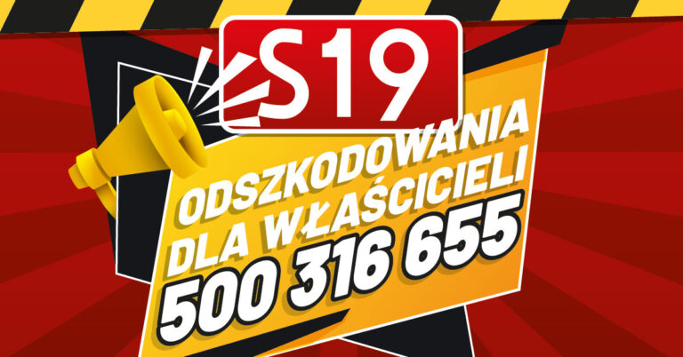 Umorzenie postępowania ws. ZRID dla drogi ekspresowej S19 Białystok Zachód-Białystok Księżyno!